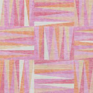 Homeroots 3' Stylish Geometric Beige Gray Ivory Washable Area Rug For Indoor And Outdoor Spaces, Durable Design 3' X 5' Polyester 598244