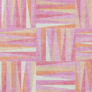 Homeroots 3' Stylish Geometric Beige Gray Ivory Washable Area Rug For Indoor And Outdoor Spaces, Durable Design 9' X 12' Polyester 598248