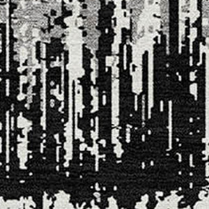 Homeroots 3' Striped Artichoke Green Beige Ivory Washable Area Rug For Indoor Outdoor Spaces, Durable Design 8' X 10' Polyester 598319