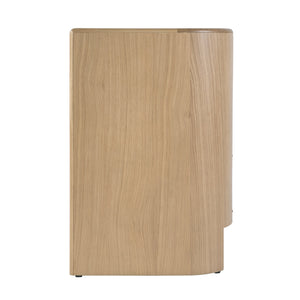 Butler Specialty Butler Colin 21" Wood Nightstand With 2 Drawers & Open Shelf - Elegant Light Brown Bedroom Accent Light Brown Mdf,Plywood,Pine,Acacia,Oak 5983492-butler