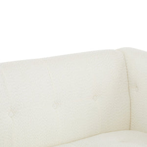 English Elm 3-seater Button Tufted Waffle Stitch Sofa Solid Hardwood Frame Mid Century Living Room N771P243854M_N771P243867M