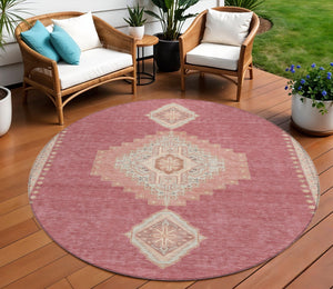 Homeroots 3' Black Gold And Gray Oriental Rug - Stylish Washable Indoor Outdoor Area Rug For Any Space 8' Round Polyester 598390