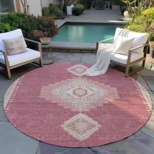 Homeroots 3' Black Gold And Gray Oriental Rug - Stylish Washable Indoor Outdoor Area Rug For Any Space 8' Round Polyester 598390