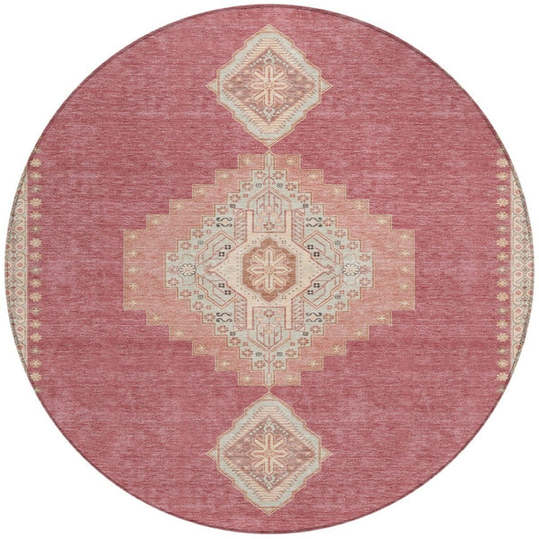 Homeroots 3' Black Gold And Gray Oriental Rug - Stylish Washable Indoor Outdoor Area Rug For Any Space 8' Round Polyester 598390