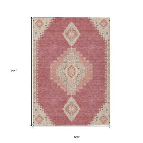 Homeroots 3' Black Gold And Gray Oriental Rug - Stylish Washable Indoor Outdoor Area Rug For Any Space 9' X 12' Polyester 598392