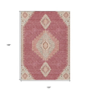 Homeroots 3' Black Gold And Gray Oriental Rug - Stylish Washable Indoor Outdoor Area Rug For Any Space 10' X 14' Polyester 598393