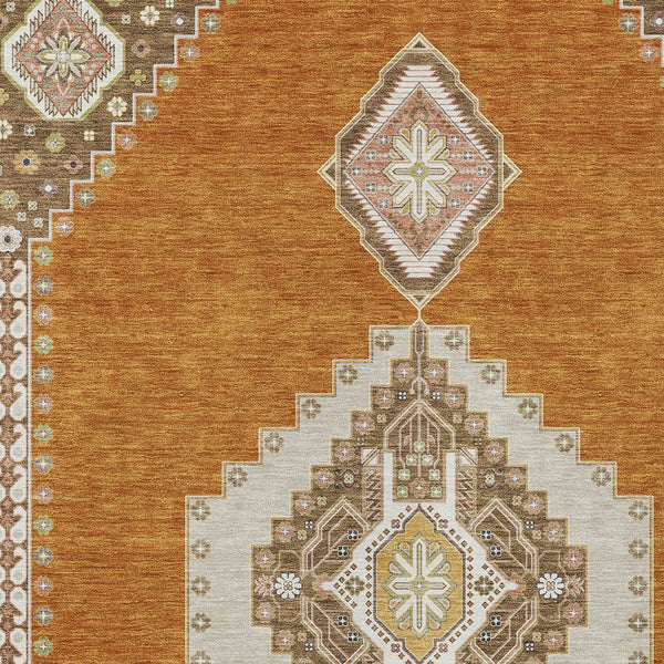 Homeroots 3' Black Gold And Gray Oriental Rug - Stylish Washable Indoor Outdoor Area Rug For Any Space 10' X 14' Polyester 598399