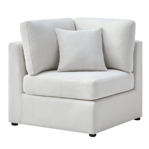 English Elm Chauncy Modular Chofa Set with Storage Ottoman and Coil Spring Foam Seat Support B050S00032