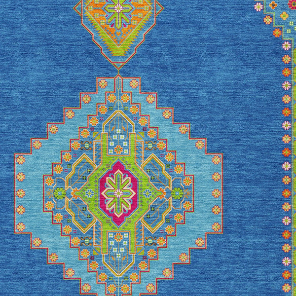 Homeroots 3' Black Gold And Gray Oriental Rug - Stylish Washable Indoor Outdoor Area Rug For Any Space 3' X 5' Polyester 598400