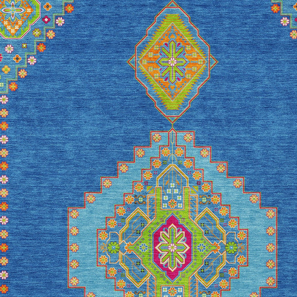 Homeroots 3' Black Gold And Gray Oriental Rug - Stylish Washable Indoor Outdoor Area Rug For Any Space 8' X 10' Polyester 598403