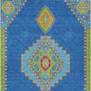 Homeroots 3' Black Gold And Gray Oriental Rug - Stylish Washable Indoor Outdoor Area Rug For Any Space 10' X 14' Polyester 598405