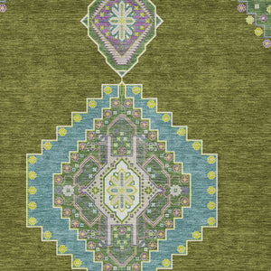 Homeroots 3' Black Gold And Gray Oriental Rug - Stylish Washable Indoor Outdoor Area Rug For Any Space 8' X 10' Polyester 598433