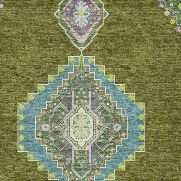 Homeroots 3' Black Gold And Gray Oriental Rug - Stylish Washable Indoor Outdoor Area Rug For Any Space 8' X 10' Polyester 598433