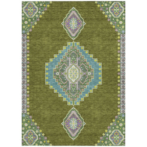 Homeroots 3' Black Gold And Gray Oriental Rug - Stylish Washable Indoor Outdoor Area Rug For Any Space 9' X 12' Polyester 598434