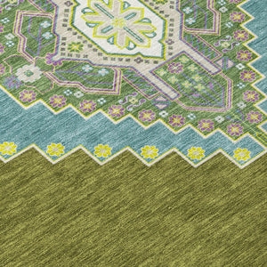 Homeroots 3' Black Gold And Gray Oriental Rug - Stylish Washable Indoor Outdoor Area Rug For Any Space 9' X 12' Polyester 598434