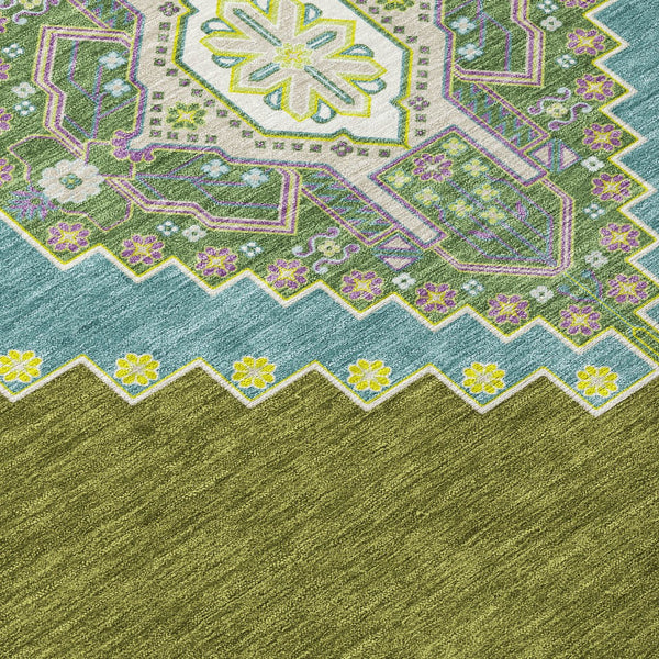 Homeroots 3' Black Gold And Gray Oriental Rug - Stylish Washable Indoor Outdoor Area Rug For Any Space 9' X 12' Polyester 598434