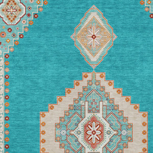 Homeroots 3' Black Gold And Gray Oriental Rug - Stylish Washable Indoor Outdoor Area Rug For Any Space 3' X 5' Polyester 598442