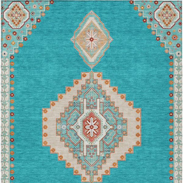 Homeroots 3' Black Gold And Gray Oriental Rug - Stylish Washable Indoor Outdoor Area Rug For Any Space 5' X 8' Polyester 598443