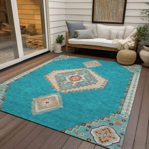 Homeroots 3' Black Gold And Gray Oriental Rug - Stylish Washable Indoor Outdoor Area Rug For Any Space 9' X 12' Polyester 598446