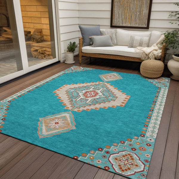 Homeroots 3' Black Gold And Gray Oriental Rug - Stylish Washable Indoor Outdoor Area Rug For Any Space 10' X 14' Polyester 598447