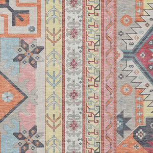 Homeroots 3' Black Ivory Copper Aztec Washable Indoor Outdoor Area Rug – Stylish, Durable, Easy Care Design 10' X 14' Polyester 598477