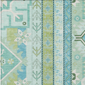 Homeroots 3' Black Ivory Copper Aztec Washable Indoor Outdoor Area Rug – Stylish, Durable, Easy Care Design 3' X 5' Polyester 598478