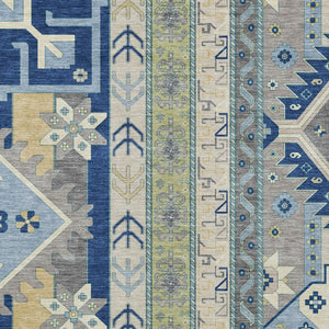 Homeroots 3' Black Ivory Copper Aztec Washable Indoor Outdoor Area Rug – Stylish, Durable, Easy Care Design 10' X 14' Polyester 598489