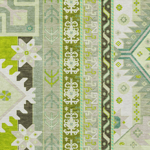 Homeroots 3' Black Ivory Copper Aztec Washable Indoor Outdoor Area Rug – Stylish, Durable, Easy Care Design 5' X 8' Polyester 598509