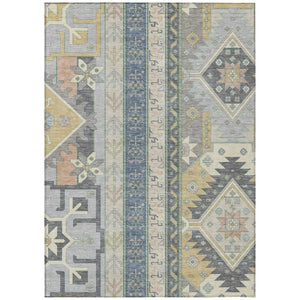 HomeRoots 5' Timeless Aztec-Inspired Washable Area Rug for Indoor & Outdoor Use – Durable & Stylish Design 8' X 10' 598517