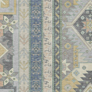 Homeroots 3' Black Ivory Copper Aztec Washable Indoor Outdoor Area Rug – Stylish, Durable, Easy Care Design 10' X 14' Polyester 598519