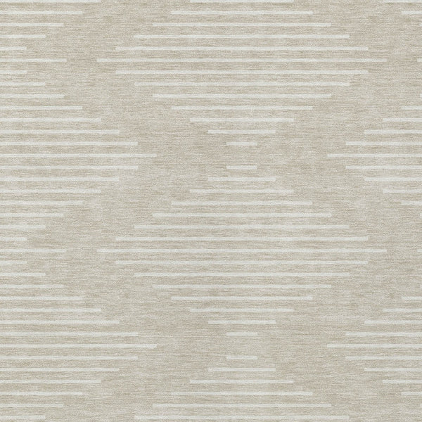 Homeroots 3' Beige And Ivory Geometric Washable Area Rug - Perfect For Indoor And Outdoor Spaces, Durable Design 8' X 10' Polyester 598529
