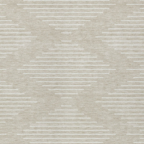 Homeroots 3' Beige And Ivory Geometric Washable Area Rug - Perfect For Indoor And Outdoor Spaces, Durable Design 10' X 14' Polyester 598531