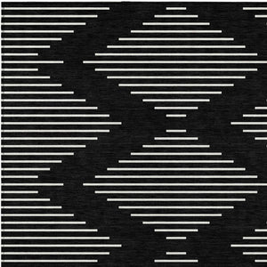 Homeroots 3' Beige And Ivory Geometric Washable Area Rug - Perfect For Indoor And Outdoor Spaces, Durable Design 3' X 5' Polyester 598532