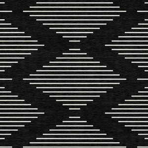 Homeroots 3' Beige And Ivory Geometric Washable Area Rug - Perfect For Indoor And Outdoor Spaces, Durable Design 5' X 8' Polyester 598533