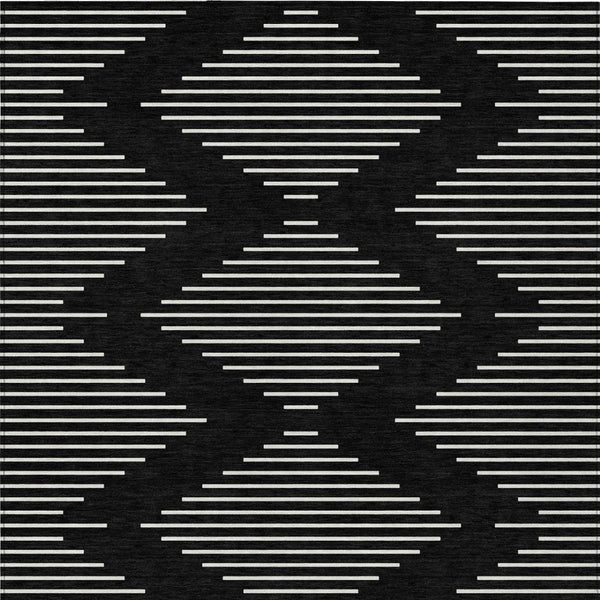 Homeroots 3' Beige And Ivory Geometric Washable Area Rug - Perfect For Indoor And Outdoor Spaces, Durable Design 9' X 12' Polyester 598536