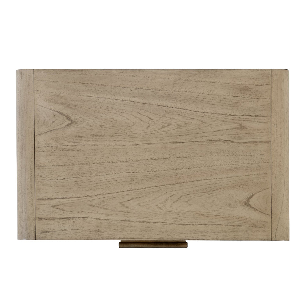 Butler Specialty Butler Keenan 28" Rectangular Nightstand with 2 Soft-Close Drawers & Open Shelf, Medium Oak Finish 5985505