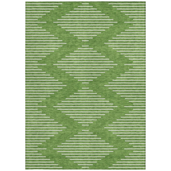 Homeroots 3' Beige And Ivory Geometric Washable Area Rug - Perfect For Indoor And Outdoor Spaces, Durable Design 10' X 14' Polyester 598567