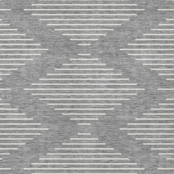 Homeroots 3' Beige And Ivory Geometric Washable Area Rug - Perfect For Indoor And Outdoor Spaces, Durable Design 9' X 12' Polyester 598578