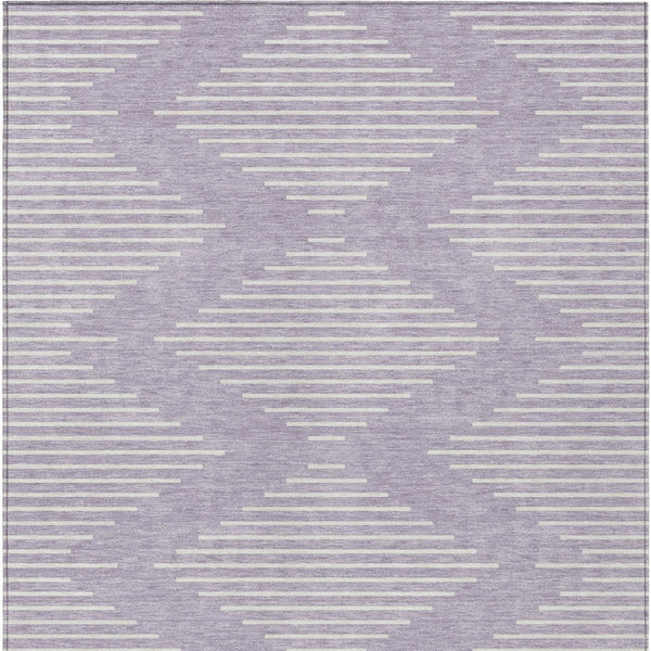 Homeroots 3' Beige And Ivory Geometric Washable Area Rug - Perfect For Indoor And Outdoor Spaces, Durable Design 3' X 5' Polyester 598586