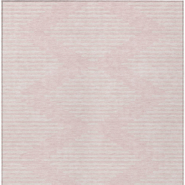 Homeroots 3' Beige And Ivory Geometric Washable Area Rug - Perfect For Indoor And Outdoor Spaces, Durable Design 8' X 10' Polyester 598607