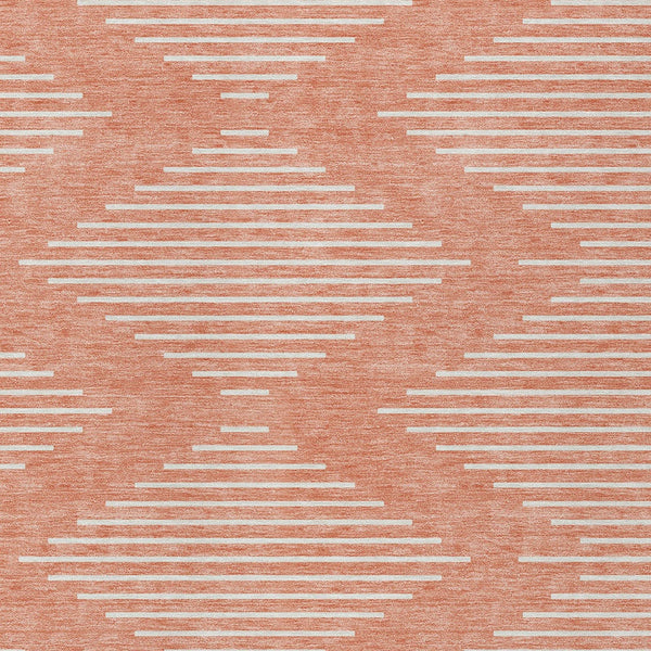 Homeroots 3' Beige And Ivory Geometric Washable Area Rug - Perfect For Indoor And Outdoor Spaces, Durable Design 3' X 5' Polyester 598616