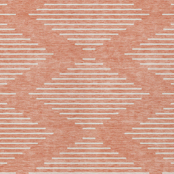 Homeroots 3' Beige And Ivory Geometric Washable Area Rug - Perfect For Indoor And Outdoor Spaces, Durable Design 9' X 12' Polyester 598620