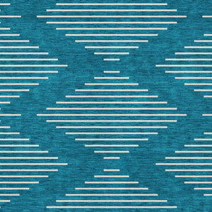 Homeroots 3' Beige And Ivory Geometric Washable Area Rug - Perfect For Indoor And Outdoor Spaces, Durable Design 9' X 12' Polyester 598626