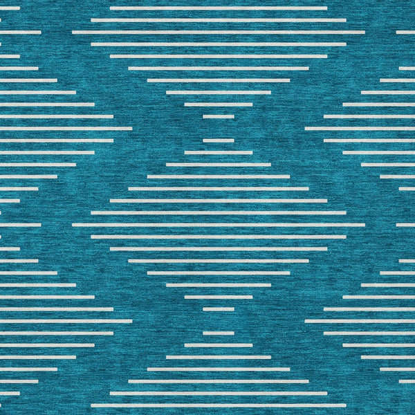 Homeroots 3' Beige And Ivory Geometric Washable Area Rug - Perfect For Indoor And Outdoor Spaces, Durable Design 9' X 12' Polyester 598626