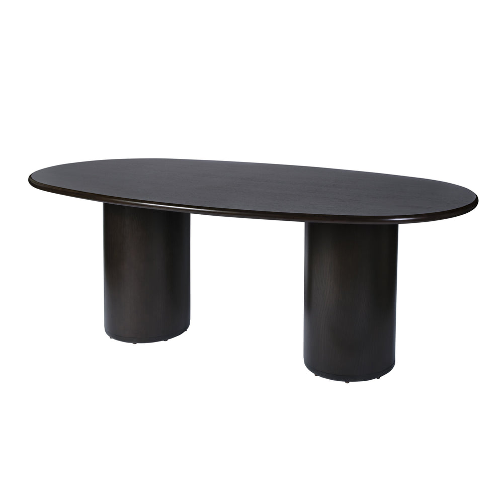 Butler Specialty Butler Kersten Oval Double Pedestal Dining Table in Coffee Brown — Seats 8, Durable Scratch-Resistant Finish 84"W x 44"D x 30.5"H 5987059