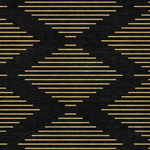 Homeroots 3' Aqua And Green Geometric Washable Area Rug For Indoor And Outdoor Spaces – Durable And Stylish Decor 5' X 8' Polyester 598723