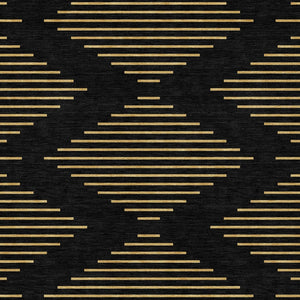 Homeroots 3' Aqua And Green Geometric Washable Area Rug For Indoor And Outdoor Spaces – Durable And Stylish Decor 9' X 12' Polyester 598726