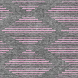 Homeroots 3' Aqua And Green Geometric Washable Area Rug For Indoor And Outdoor Spaces – Durable And Stylish Decor 5' X 8' Polyester 598747