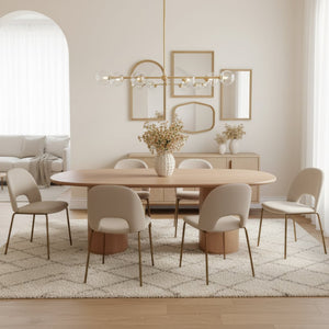 Butler Specialty Butler Kersten 84" Oval Double Pedestal Dining Table in Light Driftwood — Seats 8, Scratch-Resistant Finish 5987506