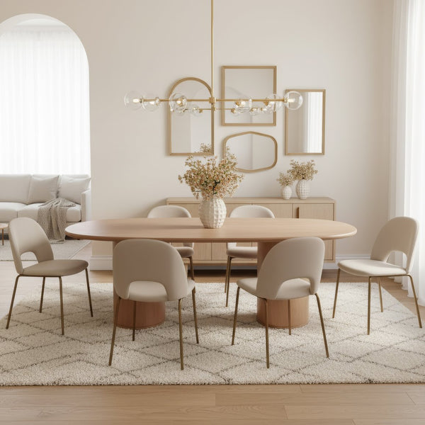 Butler Specialty Butler Kersten 84" Oval Double Pedestal Dining Table in Light Driftwood — Seats 8, Scratch-Resistant Finish 5987506